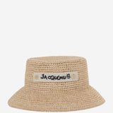 CAPPELLO BUCKET IN RAFIA CON LOGO ACU00835AW00501 142 JACQUEMUS 