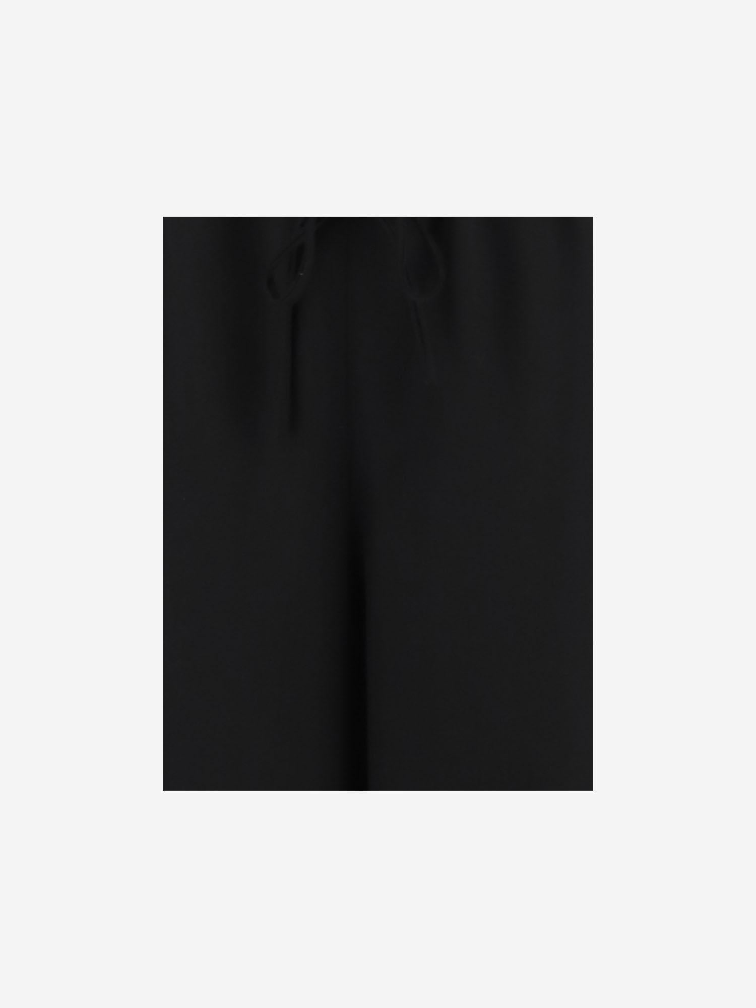 PANTALONI IN LANA CON RISVOLTO 10772W4369 BLK THE ROW 