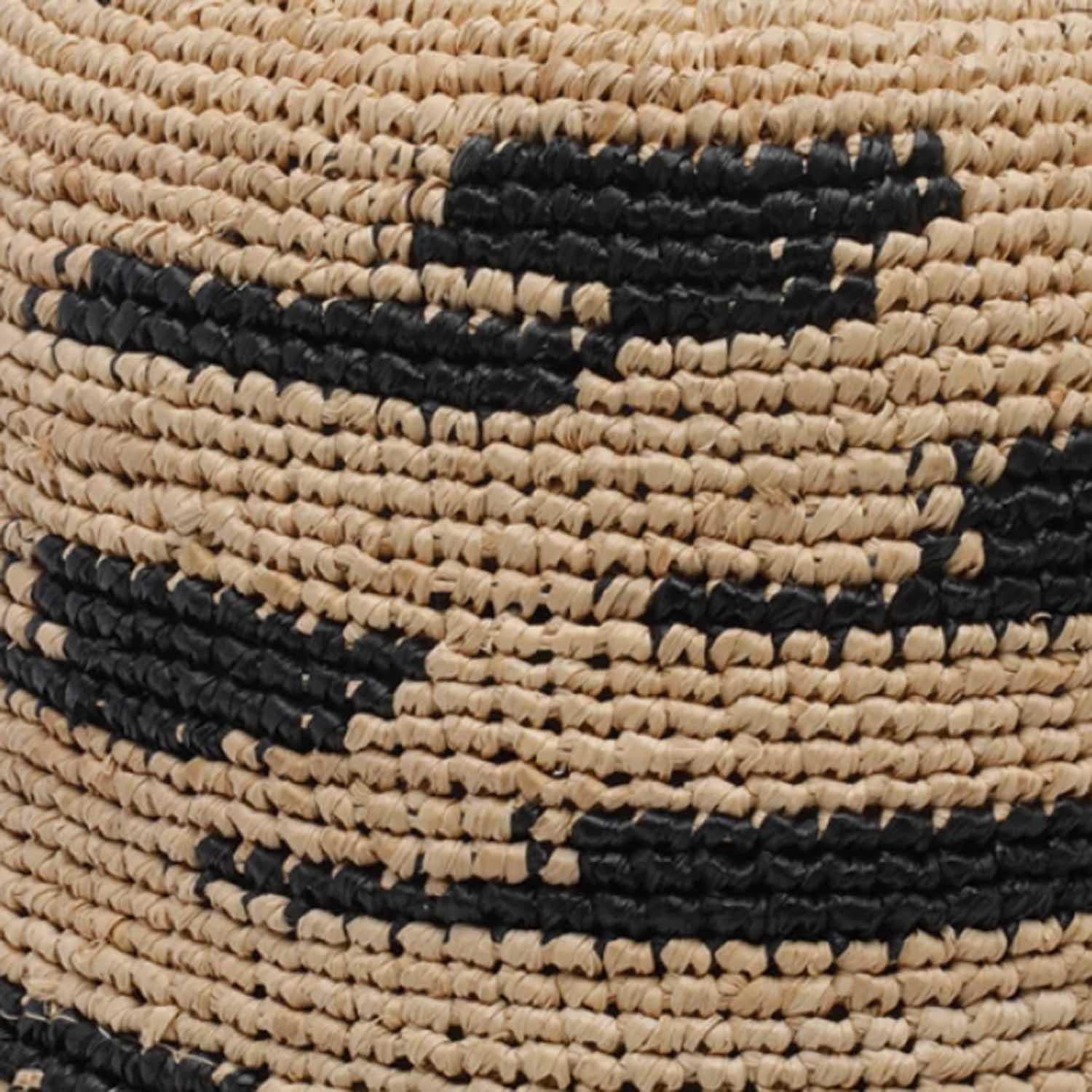 CAPPELLO BUCKET IN RAFIA ANDAOZEBRA EXCLU IBELIV 