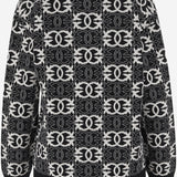 MAGLIA LOVE BIRDS IN MISTO VISCOSA 106042 A2YDZZ2 PINKO 