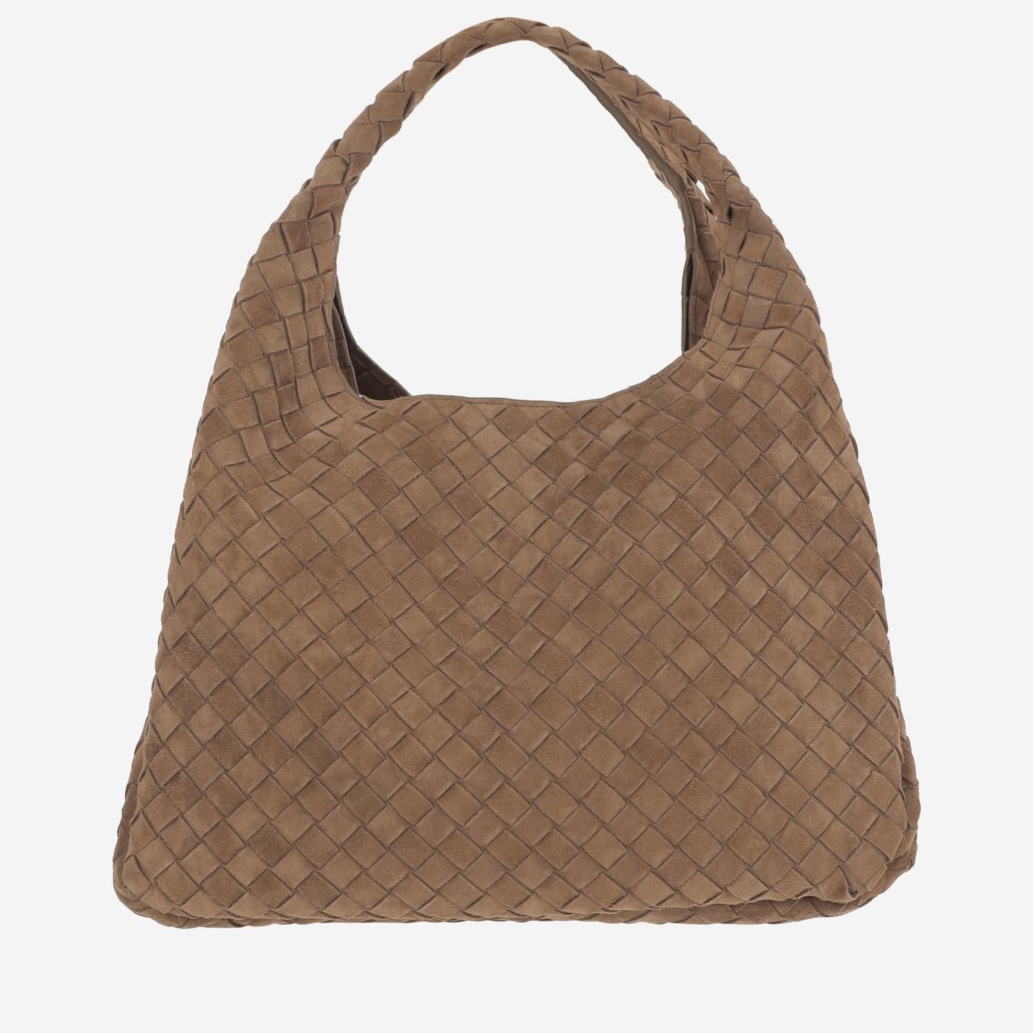 BORSA CAMPANA IN PELLE INTRECCIATA 844250 V5ZZ02811 BOTTEGA VENETA 