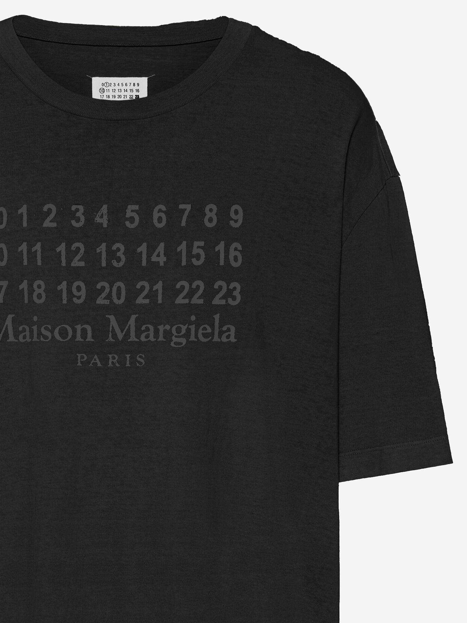 T-SHIRT IN COTONE CON STAMPA S29GC0307 S24575973 MAISON MARGIELA 