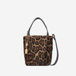 BORSA TOTE PICCOLA IN SHERALING CON MOTIVO ANIMALIER CH25WS812Q20 220 CHLOE 