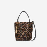 BORSA TOTE PICCOLA IN SHERALING CON MOTIVO ANIMALIER CH25WS812Q20 220 CHLOE 