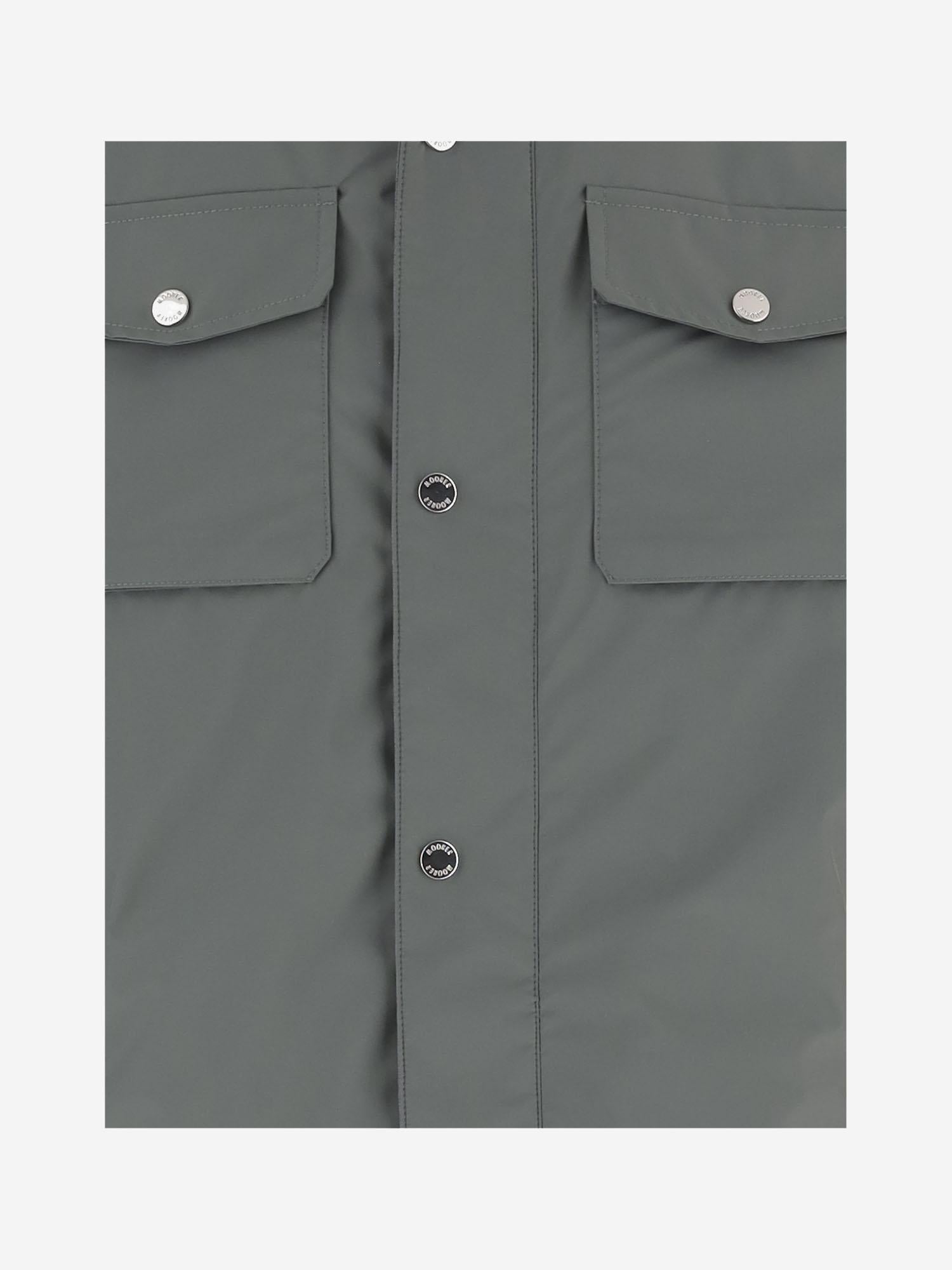 GIACCA IN TESSUTO TECNICO CON CAPPUCCIO MOUGI100348 V3757 MOORER 