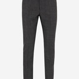 Pantaloni in tessuto mouliné in lana 850333 Z7AXC1070 GUCCI 