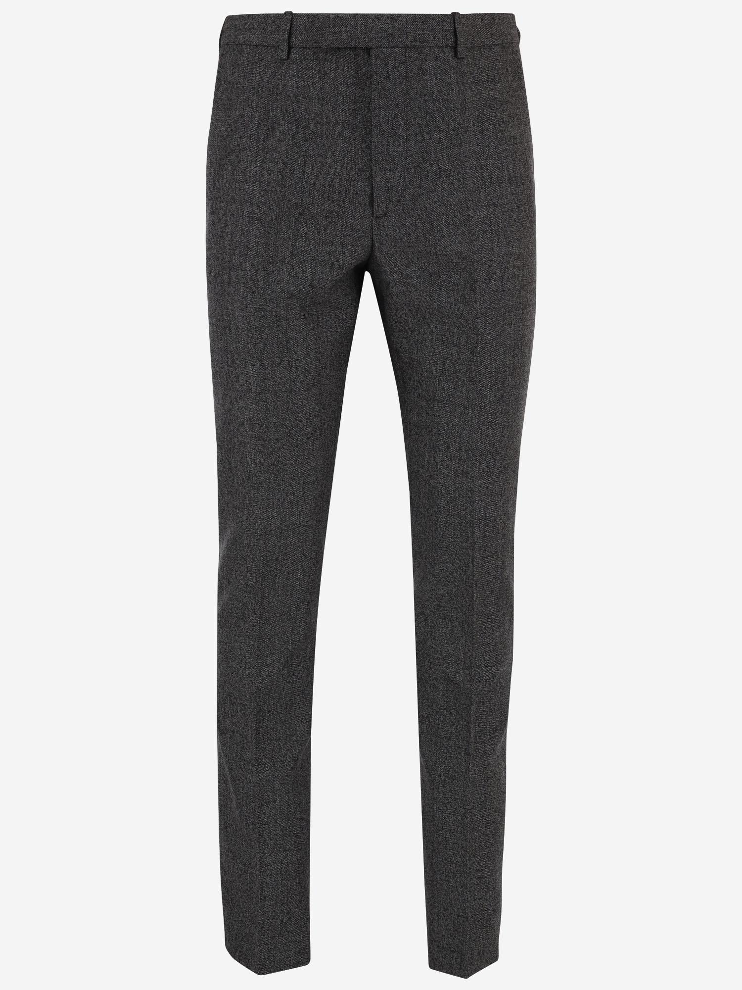 Pantaloni in tessuto mouliné in lana 850333 Z7AXC1070 GUCCI 