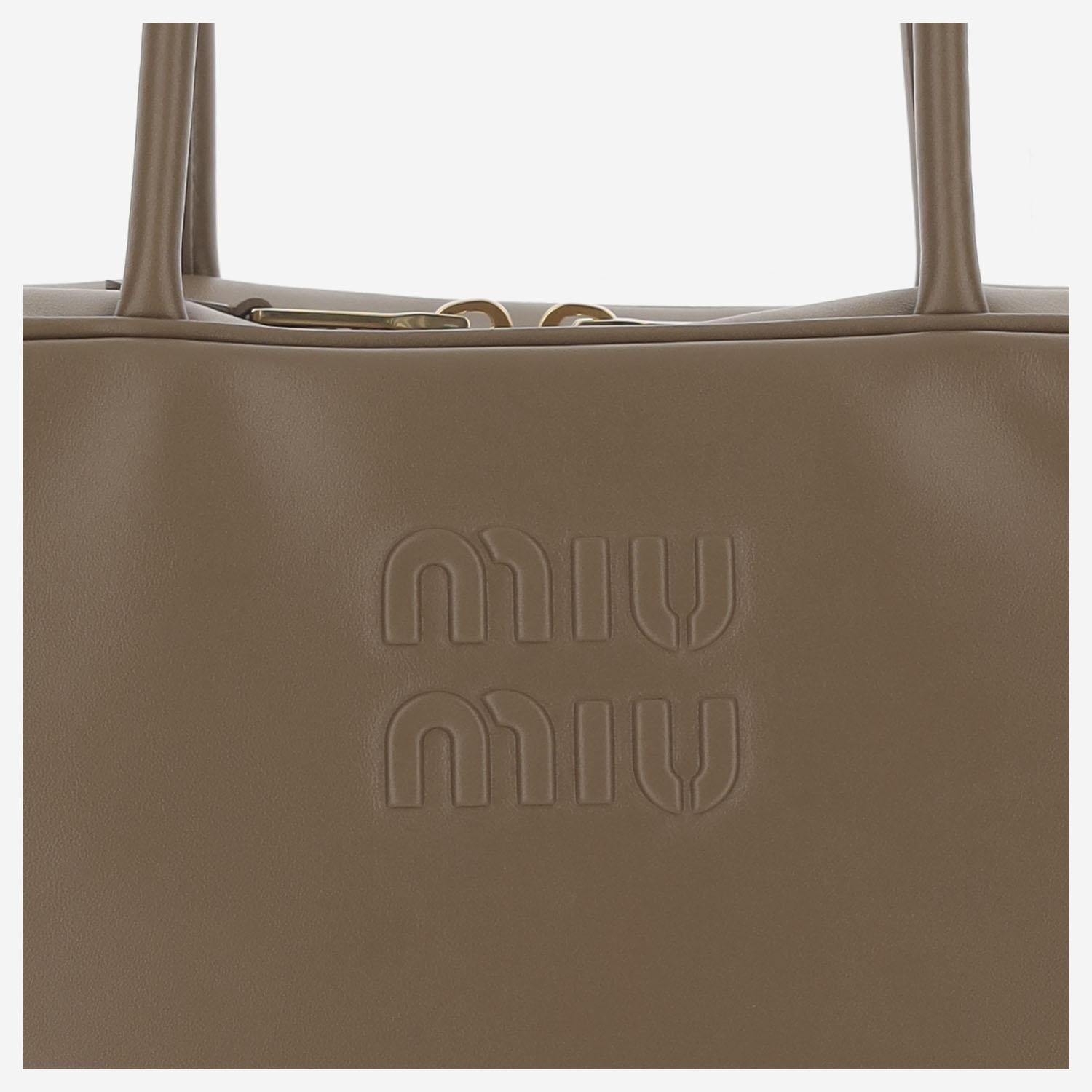 BORSA BEAU IN PELLE 5BB117 2CRWF0244 MIU MIU 