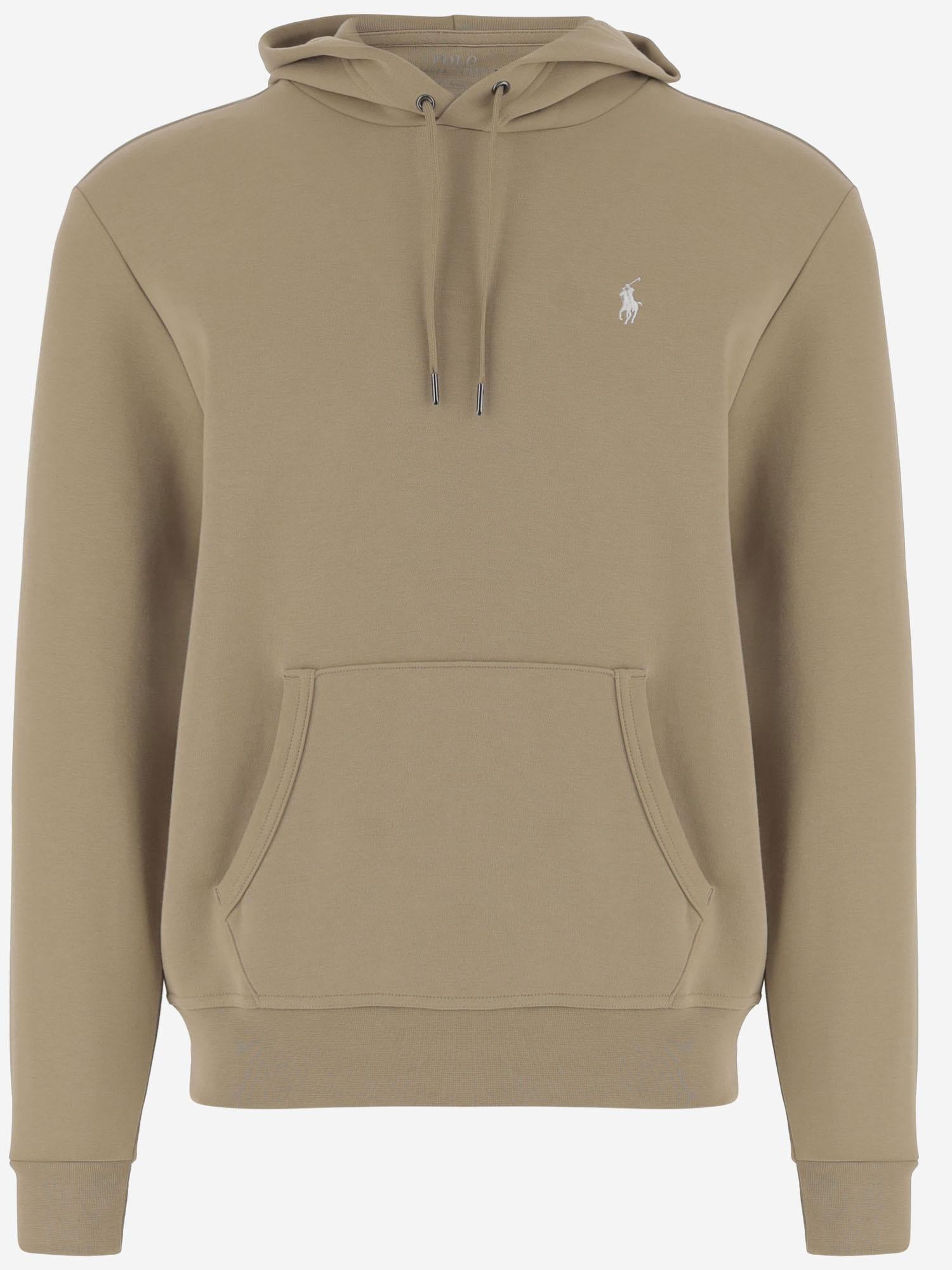 FELPA IN MISTO COTONE CON LOGO 710907092 016 POLO RALPH LAUREN 