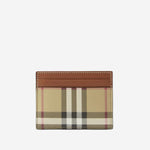PORTA CARTE CHECK 8109801 VNTGCHK/BRIARBROWN BURBERRY 