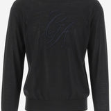 MAGLIONE IN LANA CON LOGO GM000976 AF14546FC003 GIORGIO ARMANI 