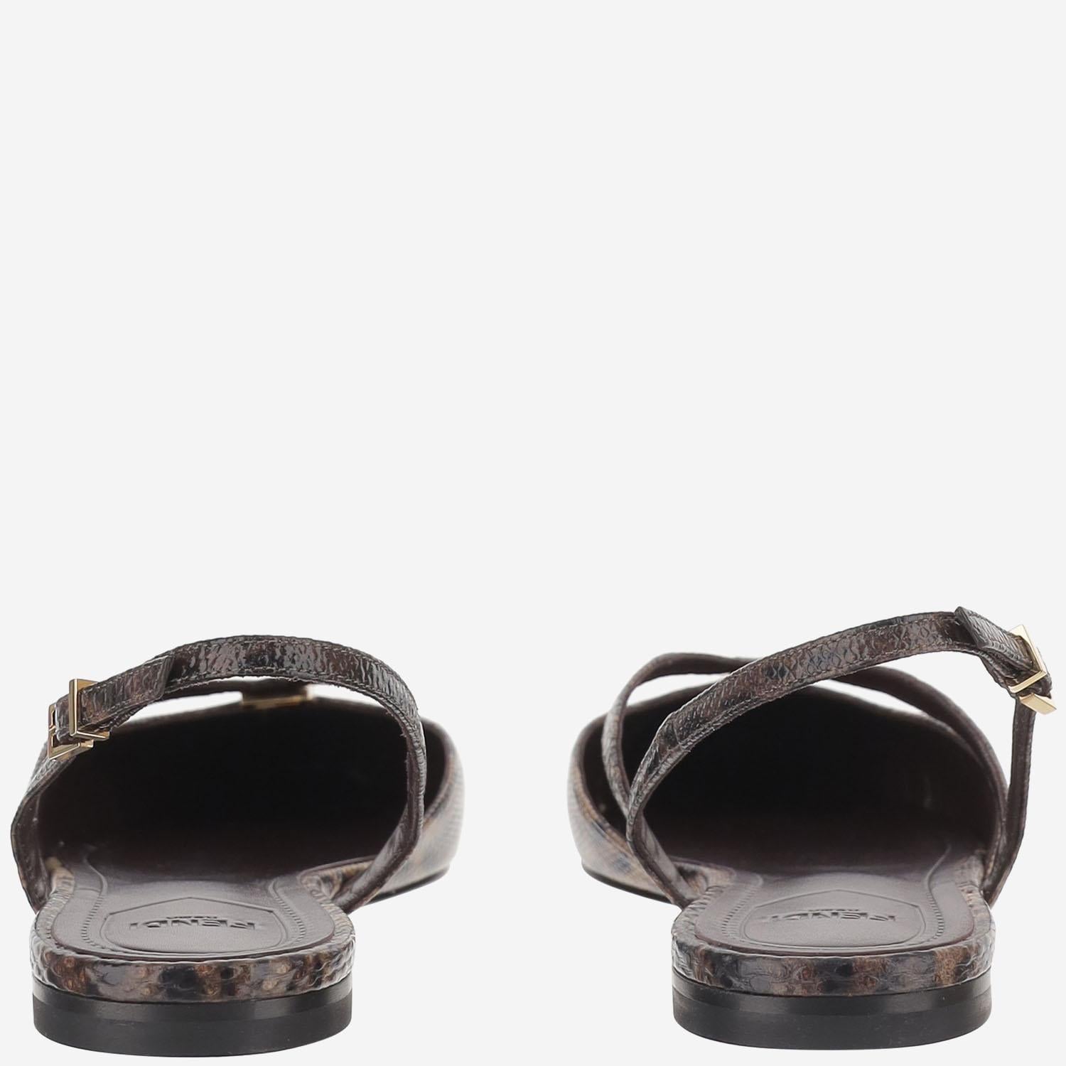 SLINGBACK KARUNG FENDI FFOLD 8J8783 AY9LF0QB9 FENDI 