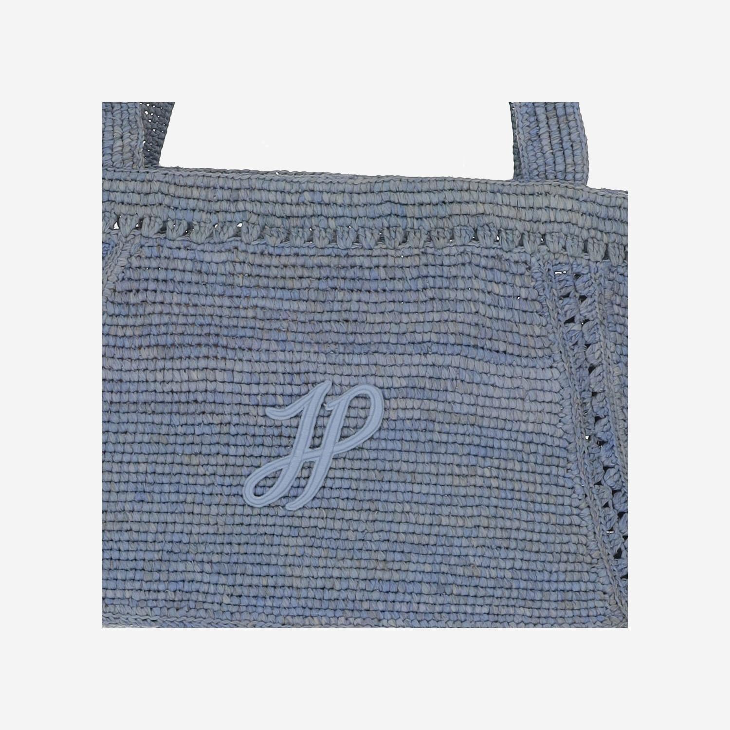 borsa grande in rafia con logo AC0920215 637B PATOU 