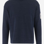 MAGLIONE IN COTONE CON LOGO 19CMKN193A 110330A886 CP COMPANY 