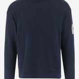 MAGLIONE IN COTONE CON LOGO 19CMKN193A 110330A886 CP COMPANY 