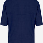 T-SHIRT IN SETA 6252K21117 MIDNIGHT CARVEN 