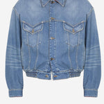 GIACCA IN DENIM DI COTONE 1024483 1A174661D800 VERSACE 