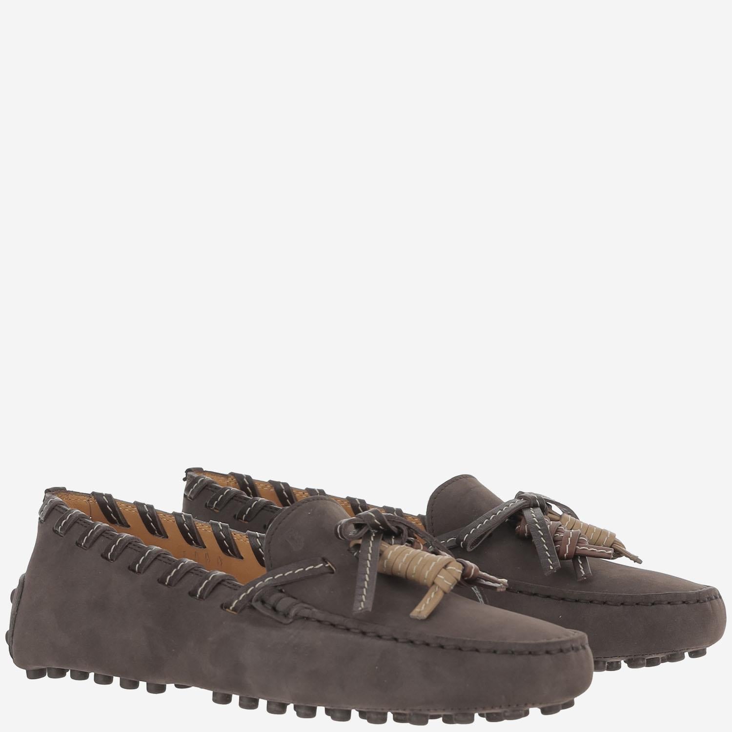 MOCASSINI IN PELLE SCAMOSCIATA XXW22L0JW00UFQ S808 TODS 