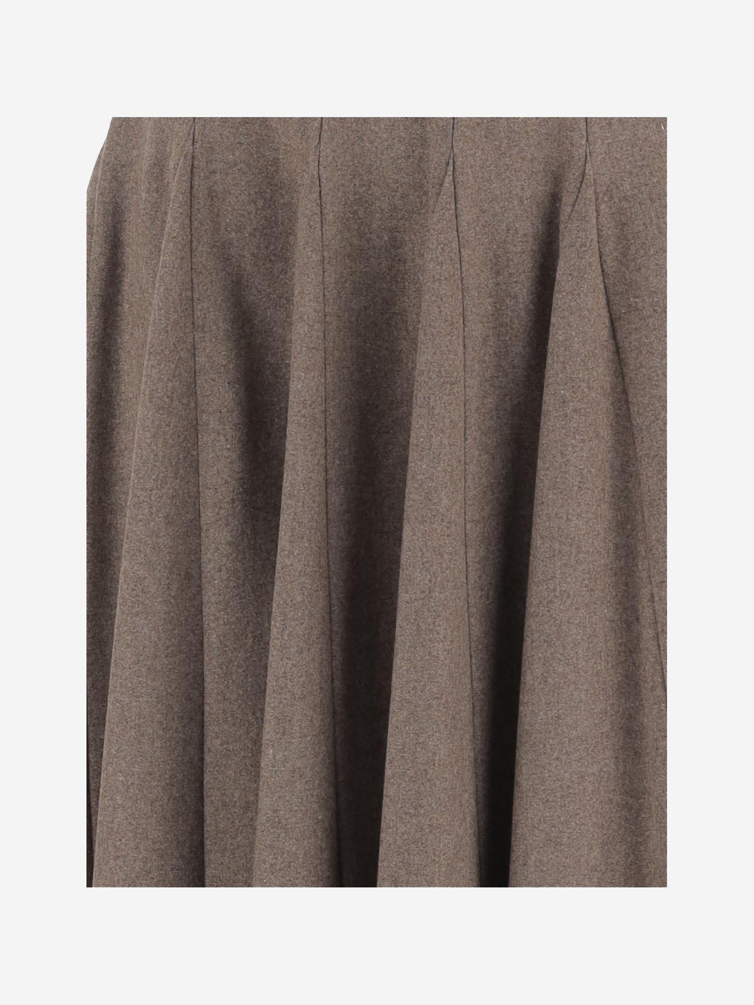 GONNA LUNGA IN LANA STRETCH BELLICO1234 003 MAX MARA 