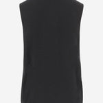TOP MERITAS IN CASHMERE 10403Y556 BLK THE ROW 