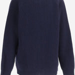 CARDIGAN IN LANA CON BANDE A CONTRASTO 823399 XKEXL4551 GUCCI KIDS 