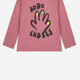 T-SHIRT IN COTONE CON STAMPA B225AC007  BOBO CHOSES KIDS 