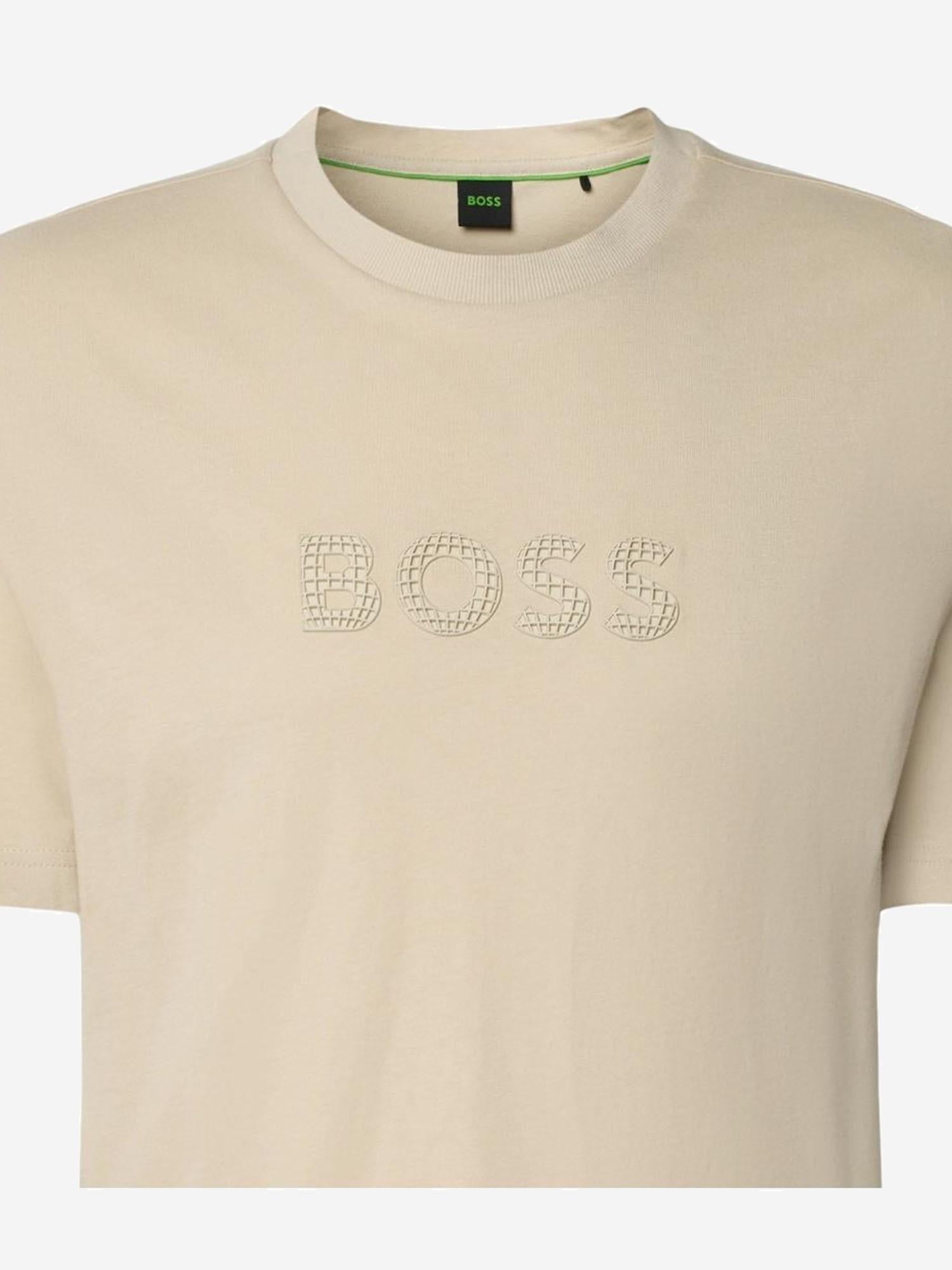 T-SHIRT IN COTONE CON LOGO 50559361 272 HUGO BOSS 