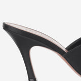 Mules Jamie in raso di seta JAMIEMULE 80BLACK AMINA MUADDI 
