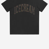 T-SHIRT IN COTONE CON LOGO IC26144 BLACK ICECREAM 