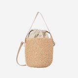 BORSA BUCKET WOODY IN RAFIA CHC26AS381L18 26Y CHLOE 