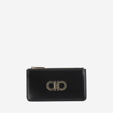 Portacarte Gancini 220629 001NEROFLAMERED SALVATORE FERRAGAMO 