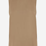 TOP SENZA MANICHE IN COTONE STRETCH POPPYC TE075C322 Q-WINS 