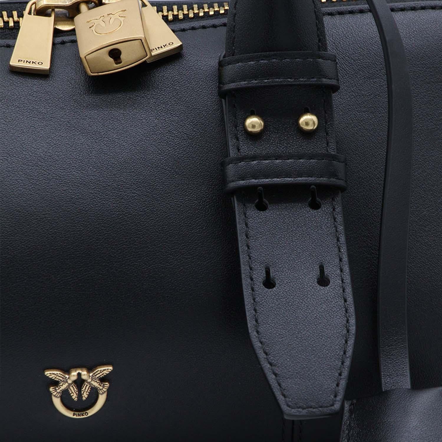 Borsa bowling Escape Horizontal in pelle 106169 A0QOZ99Q PINKO 