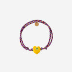 Bracciale Guardian con perla in vetro GUARDIANHEARTGLASS YELLOW SORBET ISLAND 
