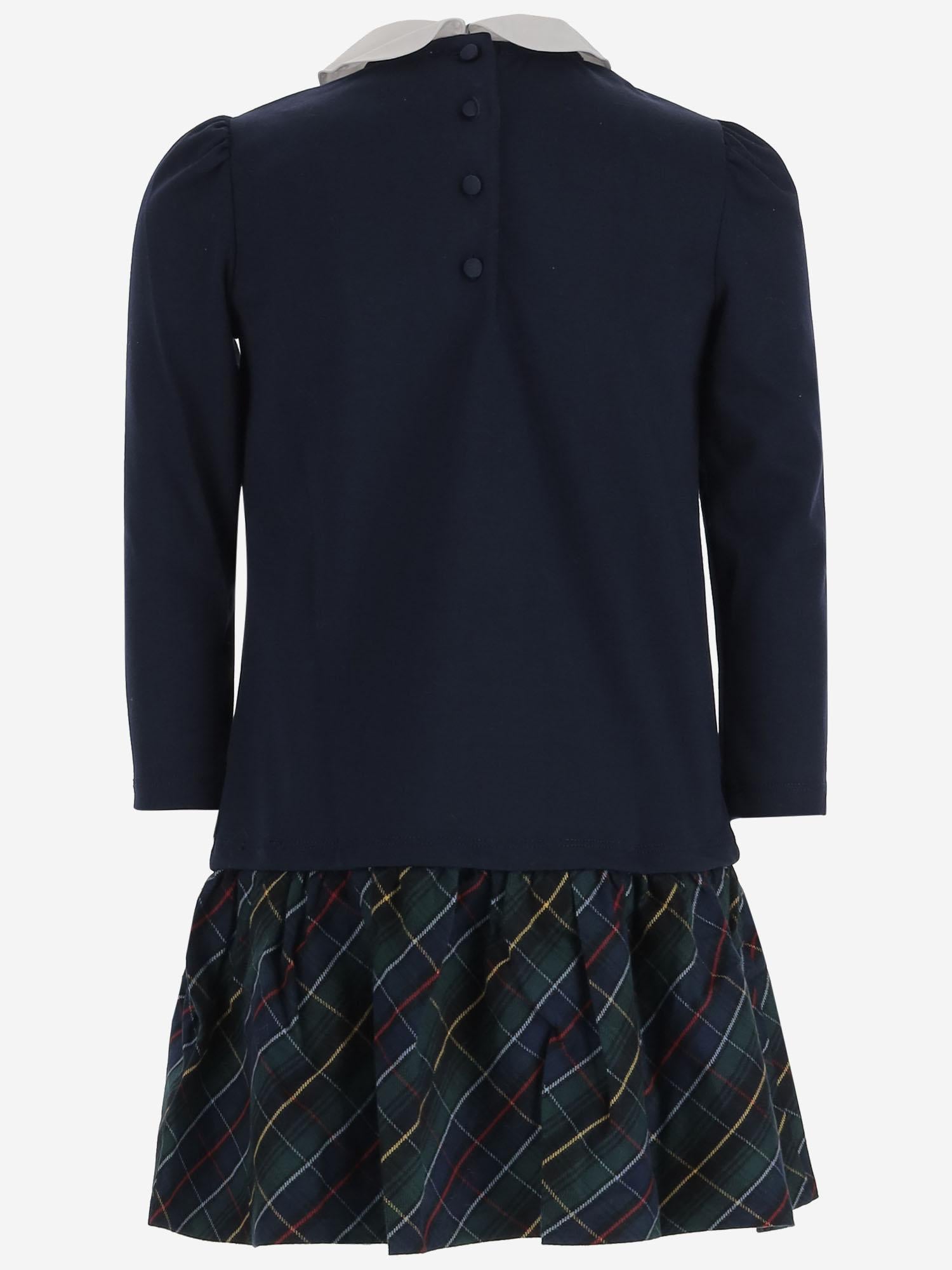 ABITO IN MISTO VISCOSA STRETCH 313979049 001 POLO RALPH LAUREN KIDS 