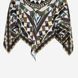 TOP CAFTANO IN STAMPA MANUBA 6HRM966H894 P63 EMILIO PUCCI 