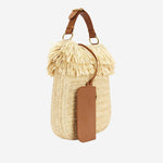 BORSA A TRACOLLA IN RAFIA 862920 GAAGC2791 SAINT LAURENT 