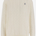 Maglione in lana e cashmere con logo 211972115 004 POLO RALPH LAUREN 
