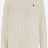 Maglione in lana e cashmere con logo 211972115 004 POLO RALPH LAUREN 
