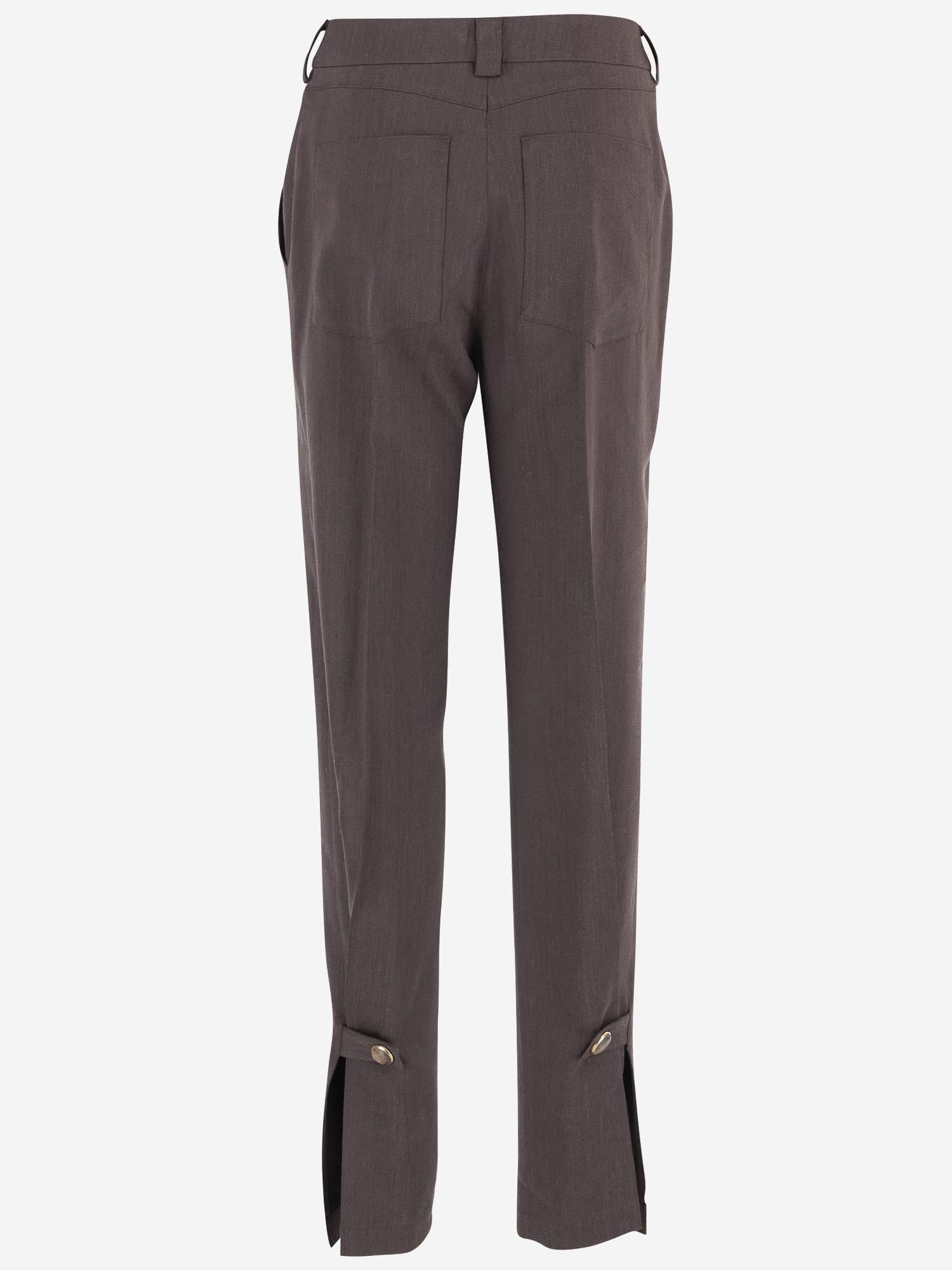 Pantaloni lunghi IN misto viscosa WTR92 FAC1490092 DARKPARK 