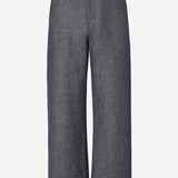JEANS IN MISTO COTONE E LINO FLP345 AYUCF0QG0 FENDI 