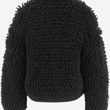 GIACCA IN LANA E ACRILICO CON EFFETTO PELLICCIA RASATA 9B00004M6567 999 MONCLER 