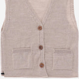 GILET IN MISTO LANA 25W206 TORTORA 1+ IN THE FAMILY KIDS 