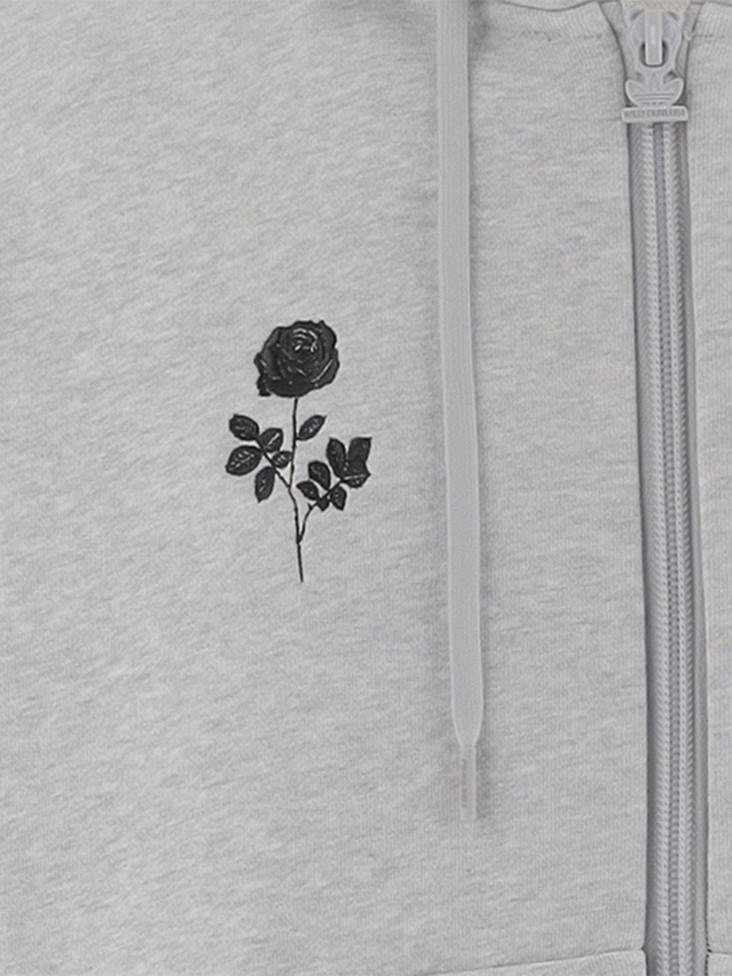 FELPA CON ZIP IN COTONE STRETCH CON LOGO KV2250 BLACK/WHITE ADIDAS X WILLY CHAVARRIA 