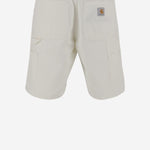 PANTALONI CORTI IN COTONE CON LOGO I027942 D602 CARHARTT WIP 