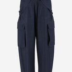 PANTALONI RUTH IN MISTO VISCOSA WTR77 FAC980059 DARKPARK 