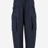 PANTALONI RUTH IN MISTO VISCOSA WTR77 FAC980059 DARKPARK 