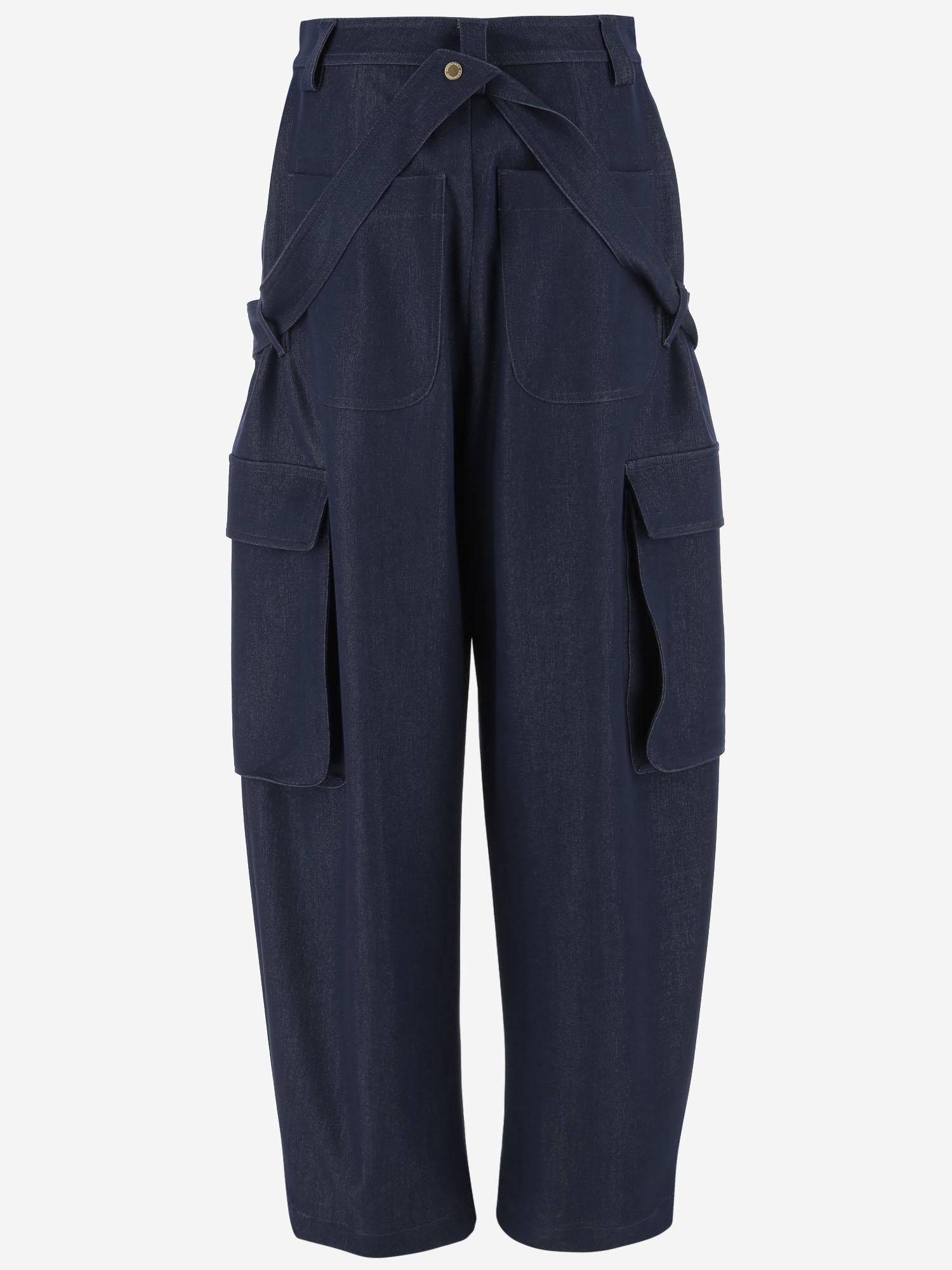 PANTALONI RUTH IN MISTO VISCOSA WTR77 FAC980059 DARKPARK 
