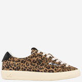 SNEAKERS WINDSCAPE LOW CON MOTIVO ANIMALIER SCLWDY01 SUEDELEOPRINTLEOPBLACK AUTRY 