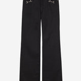 Jeans in denim di cotone con dettaglio morsetto 860844 XDDFZ1000 GUCCI 